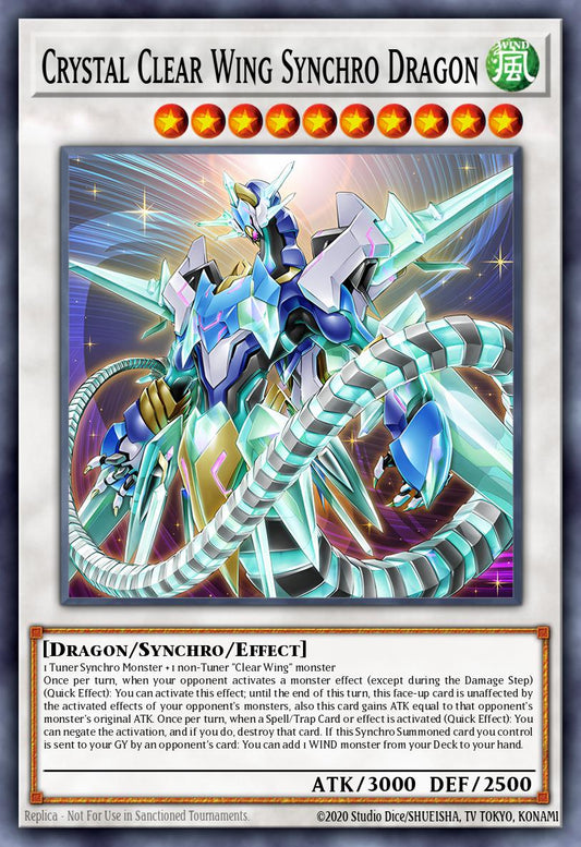 Crystal Clear Wing Synchro Dragon - MP25-EN276 - Ultra Rare