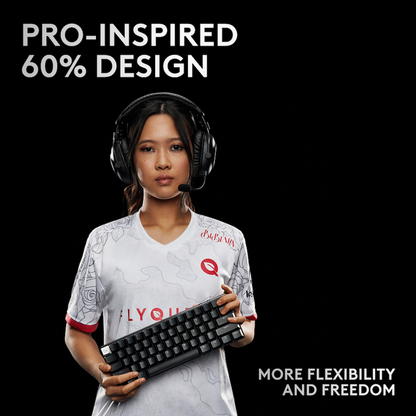 Logitech(R) G PRO X 60 Lightspeed Gaming Keyboard - Black - Image 5