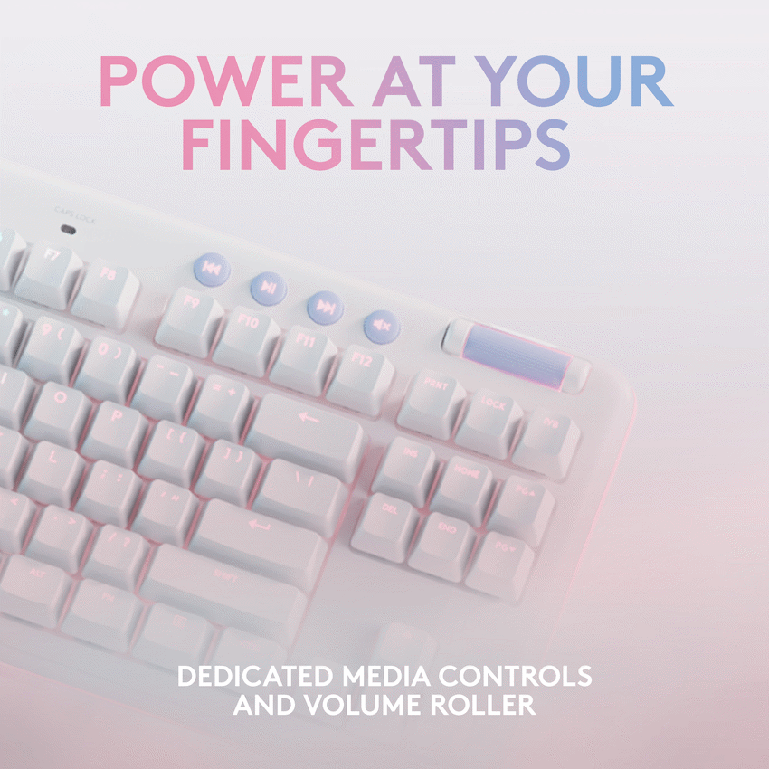 Logitech(R) G715 Wireless Mechanical Gaming Keyboard - White - Image 5