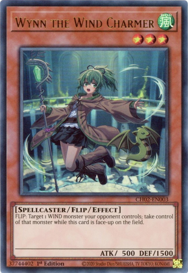 Wynn the Wind Charmer - Ultra Rare - CH02-EN003