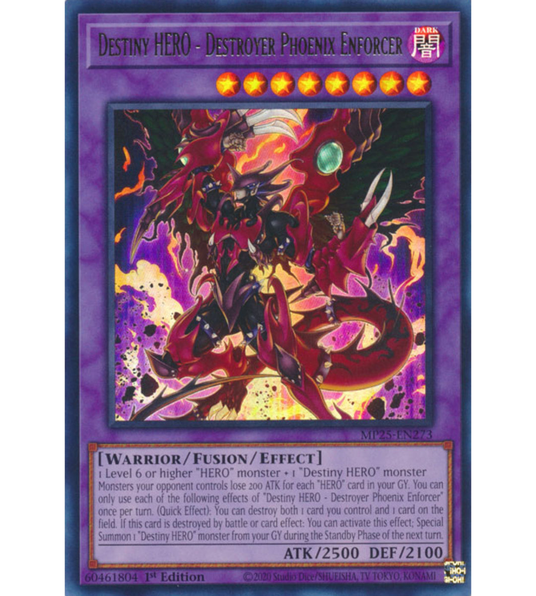 Destiny HERO - Destroyer Phoenix Enforcer - Ultra Rare - MP25-EN273
