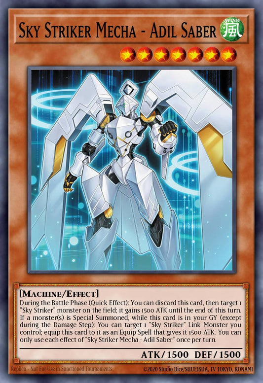 Sky Striker Mecha - Adil Saber - Ultra Rare