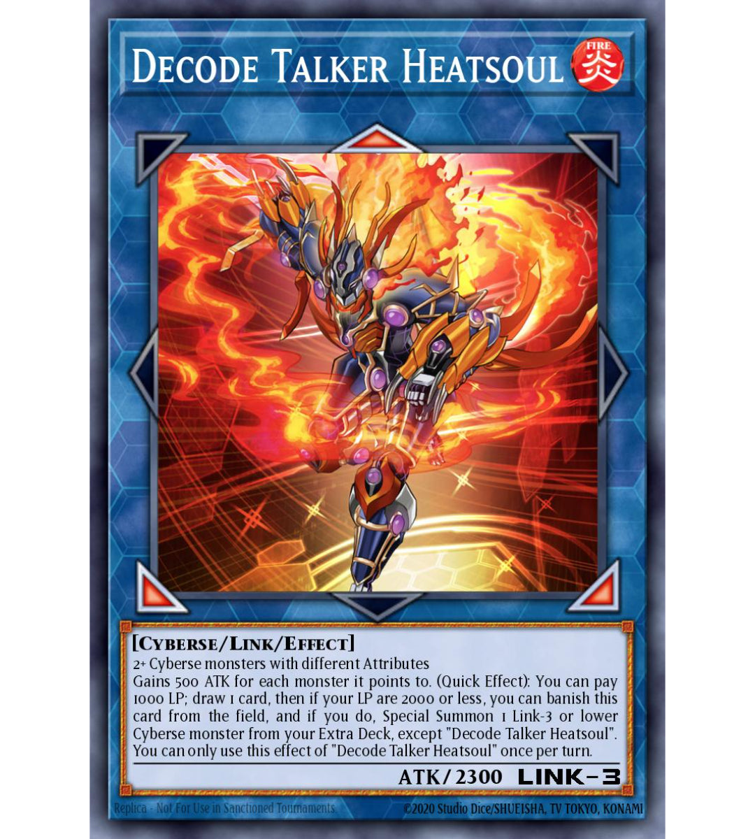 Decode Talker Heatsoul Super Rare RA01-EN048