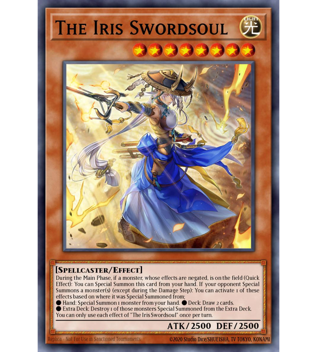 The Iris Swordsoul Super Rare RA01-EN023