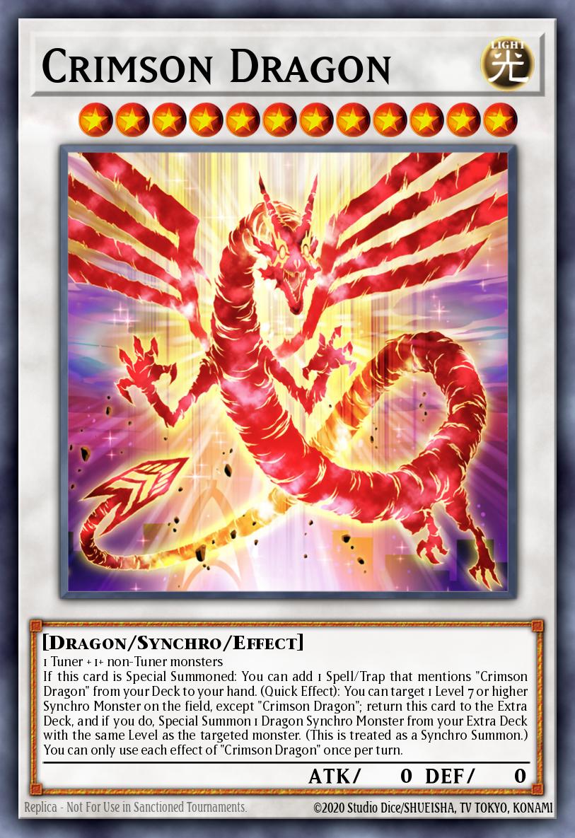 Crimson Dragon - RA04-EN061 - Secret Rare