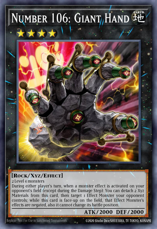 Number 106: Giant Hand - LED9-EN053 - Super Rare
