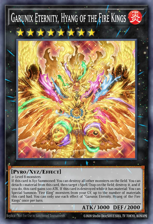 Garunix Eternity, Hyang of the Fire Kings - RA05-EN052 - Collector's Rare