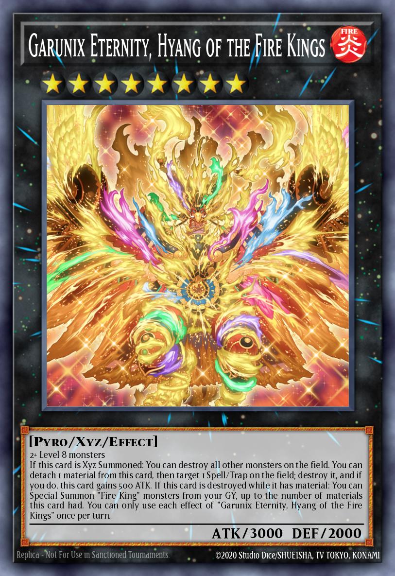 Garunix Eternity, Hyang of the Fire Kings - RA05-EN052 - Secret Rare