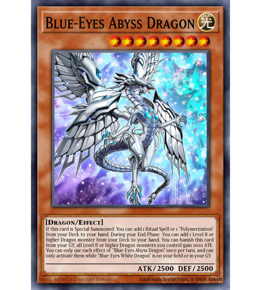Blue-Eyes Abyss Dragon Secret Rare RA01-EN016