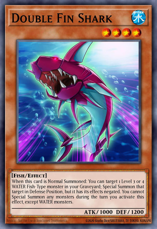 Double Fin Shark - LED9-EN049 - Rare