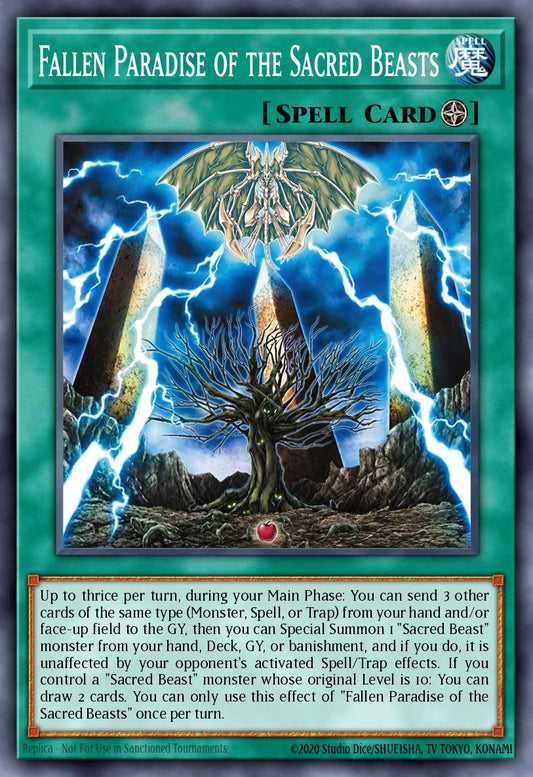 Fallen Paradise of the Sacred Beasts - CORI-EN048 - Common