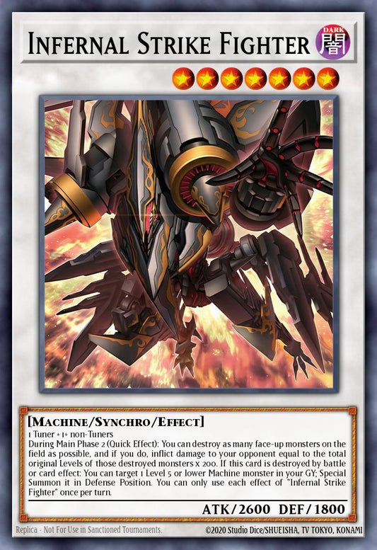 Infernal Strike Fighter - MAMO-EN123 - Secret Rare
