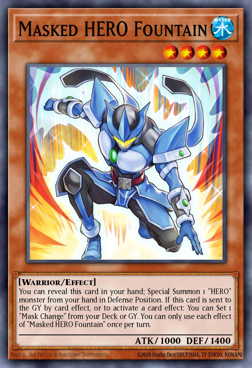 Masked HERO Fountain - BLGG-EN029 - Secret Rare