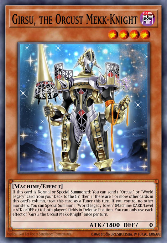Girsu, the Orcust Mekk-Knight - RA03-EN026 - Super Rare