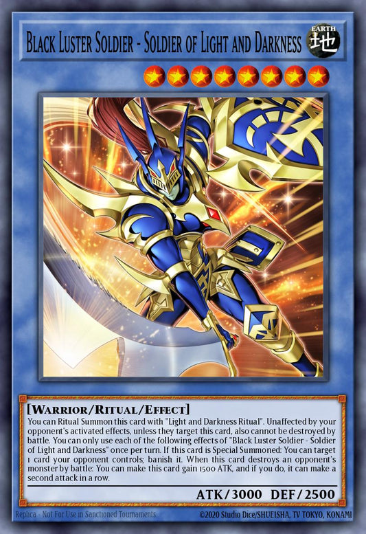 Black Luster Soldier - Soldier of Light and Darkness - CORI-EN028 - Secret Rare