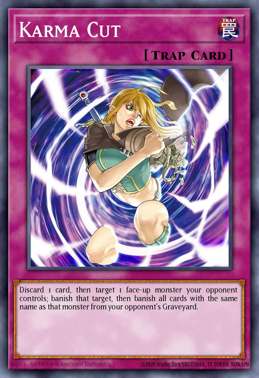Karma Cut - RA04-EN128 - Platinum Secret Rare