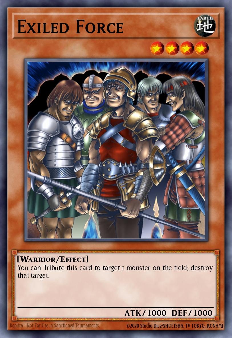 Exiled Force - RA03-EN119 - Platinum Secret Rare