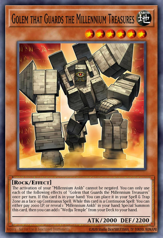 Golem that Guards the Millennium Treasures - MP25-EN208 - Ultra Rare