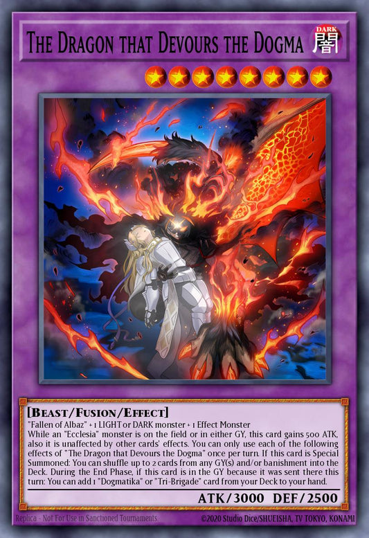 The Dragon that Devours the Dogma - Ultra Rare - CH01-EN041