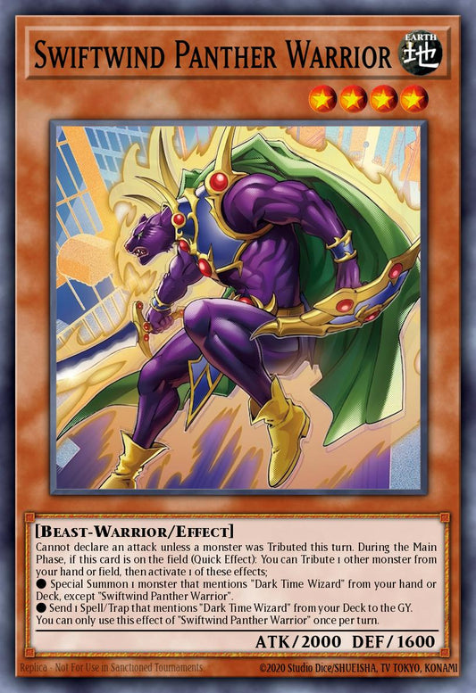 Swiftwind Panther Warrior - BETB-EN001 - Super Rare