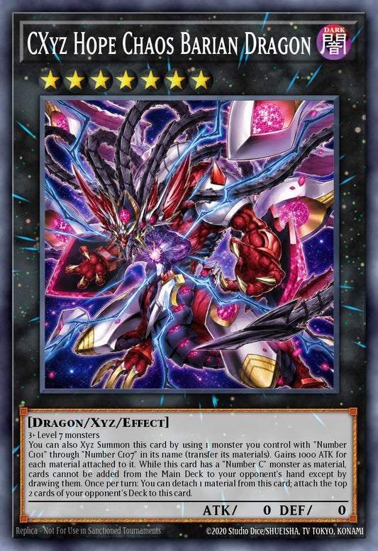 CXyz Hope Chaos Barian Dragon - BETB-EN044 - Ultra Rare