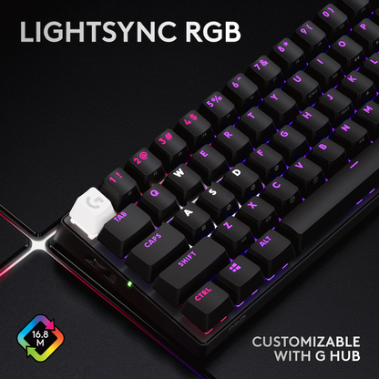 Logitech(R) G PRO X 60 Lightspeed Gaming Keyboard - Black - Image 7