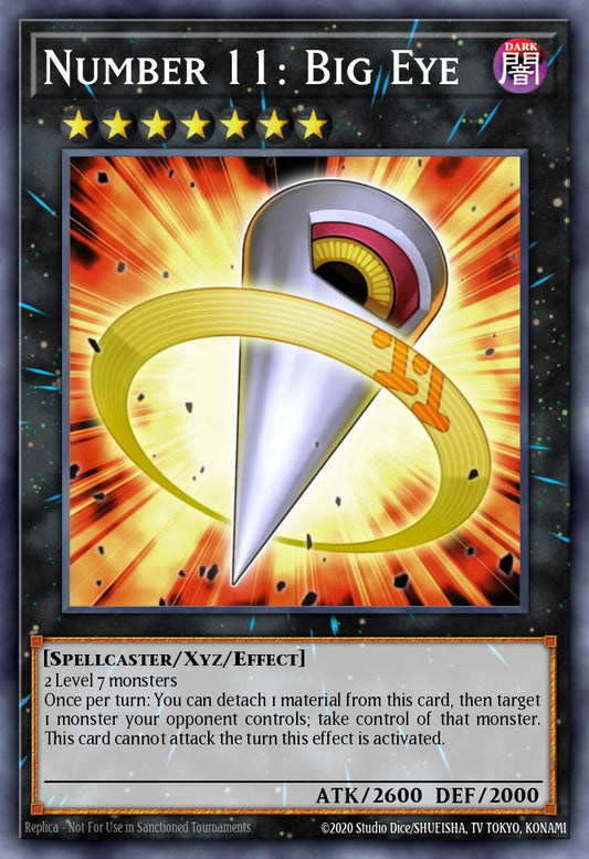Number 11: Big Eye - MP25-EN133 - Prismatic Secret Rare