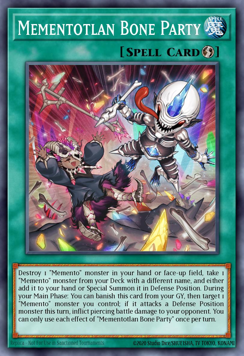 Mementotlan Bone Party - RA04-EN099 - Secret Rare