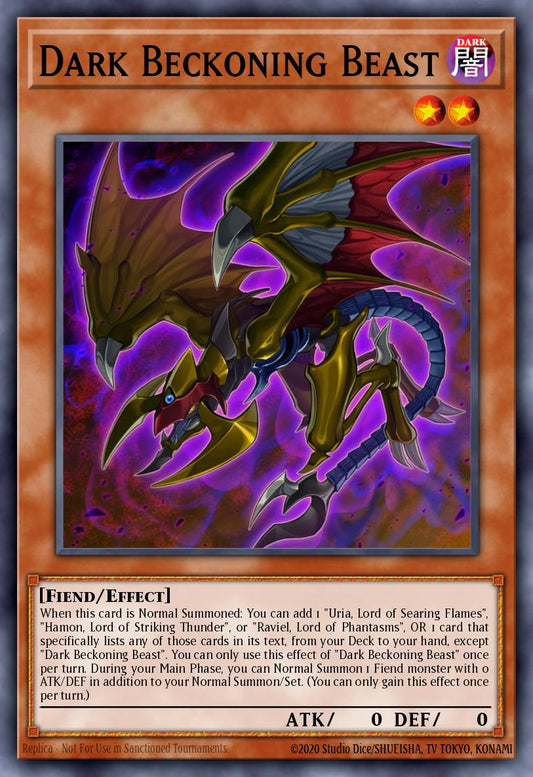 Dark Beckoning Beast - RA03-EN027 - Ultra Rare