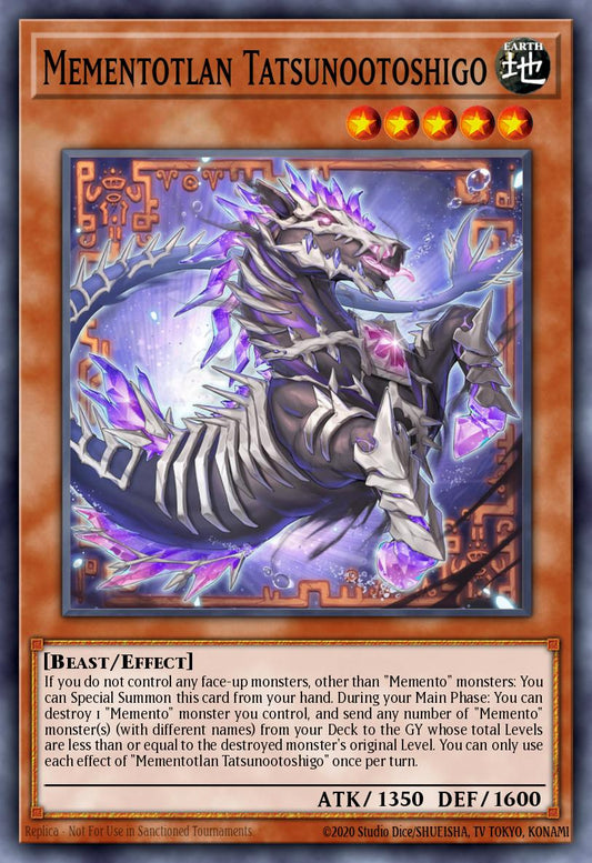 Mementotlan Tatsunootoshigo - MP25-EN294 - Ultra Rare