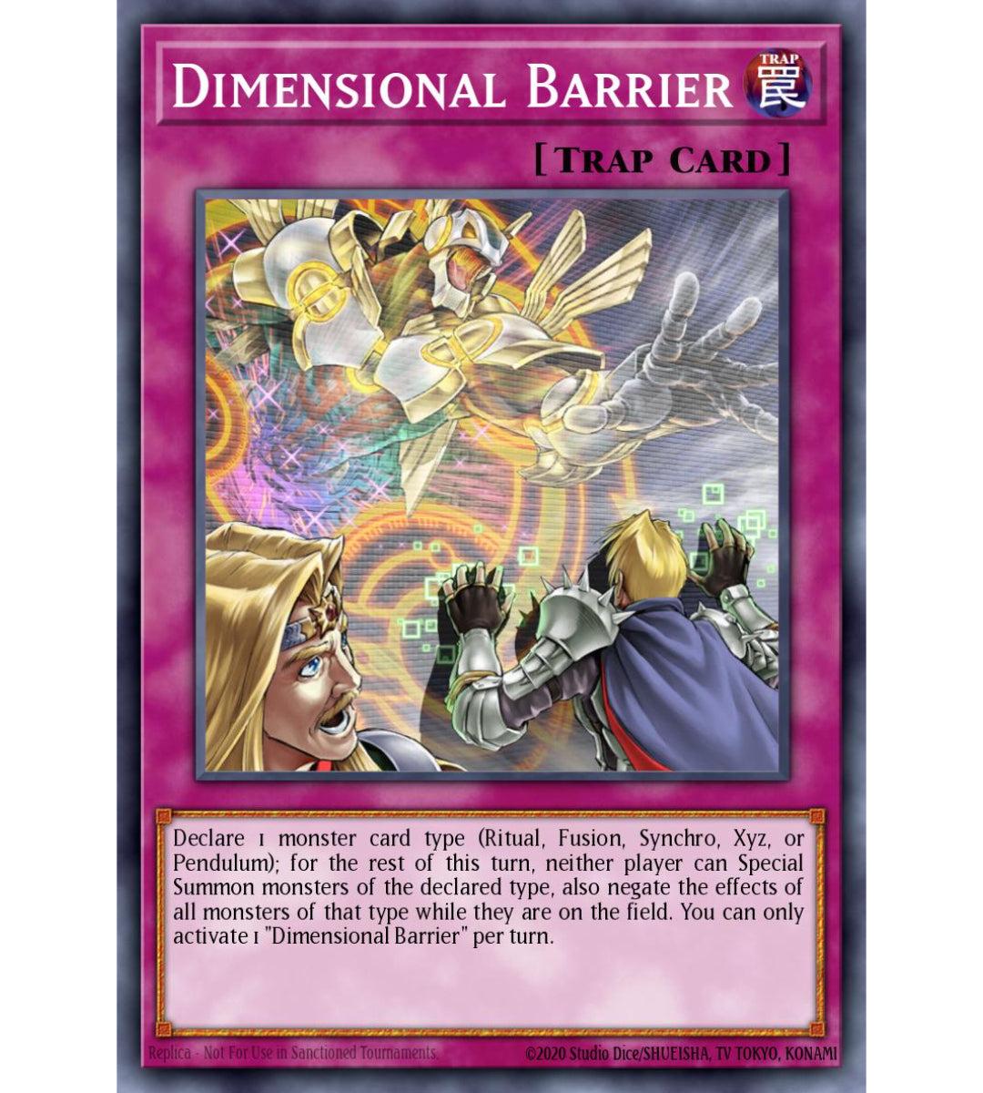 Dimensional Barrier Super Rare RA01-EN072