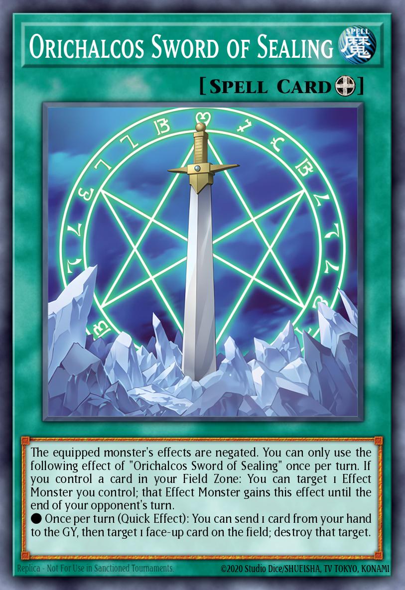 Orichalcos Sword of Sealing - MAMO-EN022 - Secret Rare