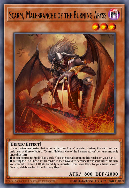 Scarm, Malebranche of the Burning Abyss - BLGG-EN062 - Ultra Rare