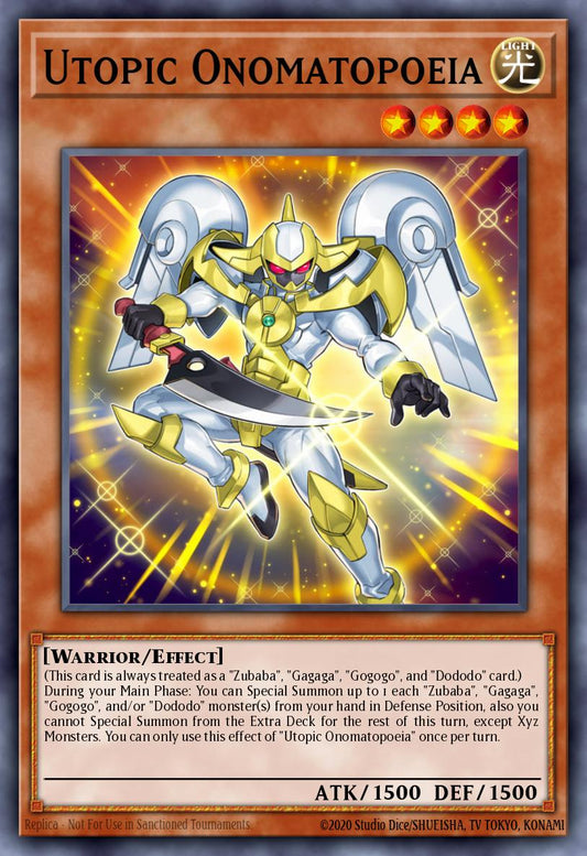Utopic Onomatopoeia - RA04-EN028 - Ultra Rare