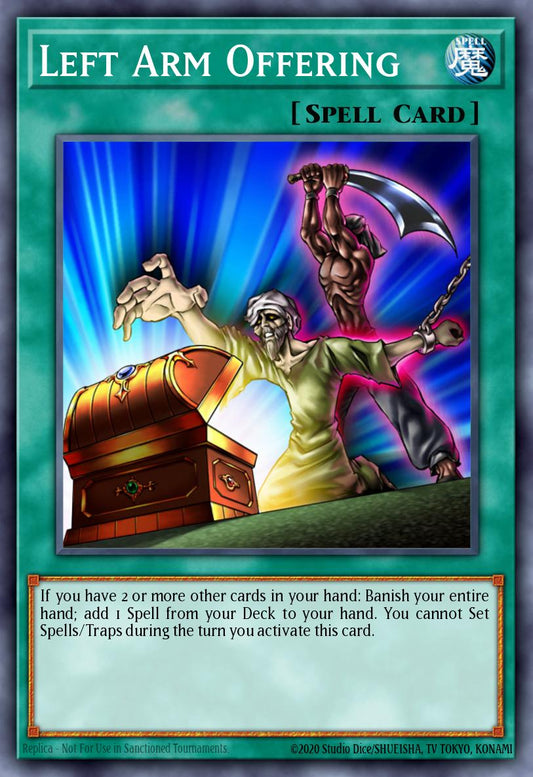 Left Arm Offering - RA04-EN086 - Super Rare