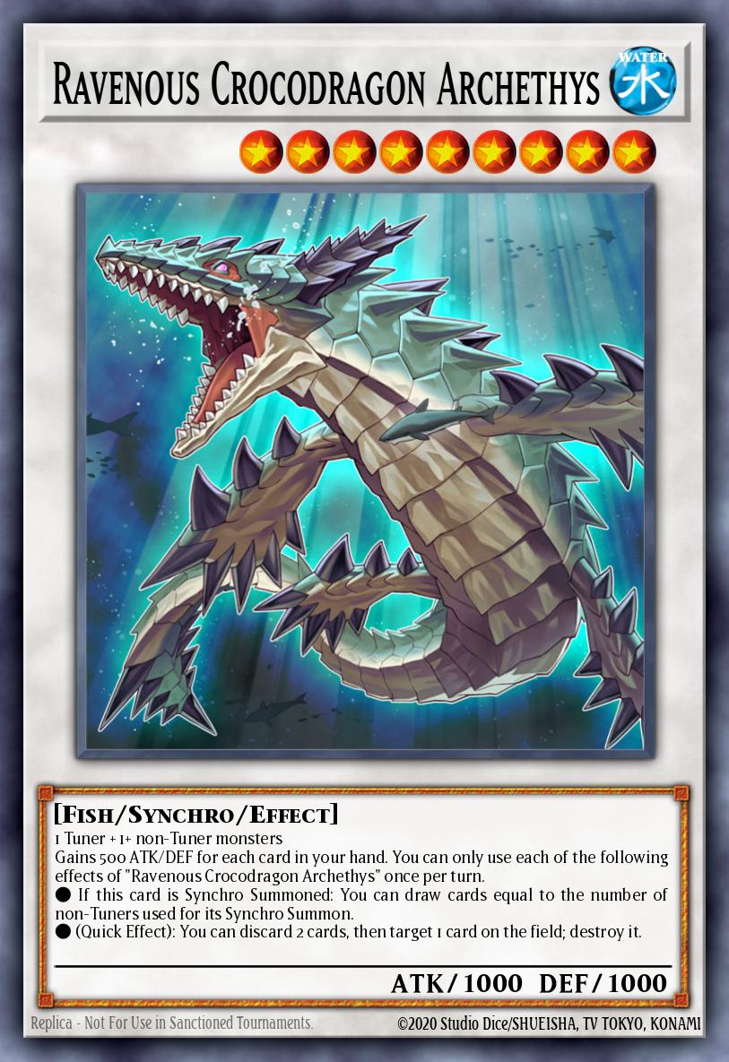 Ravenous Crocodragon Archethys - Common