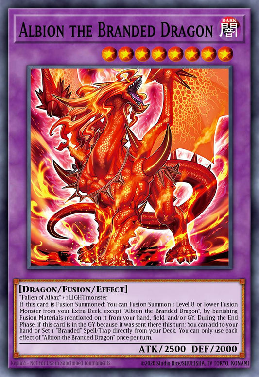Albion the Branded Dragon - Ultra Rare - CH01-EN043