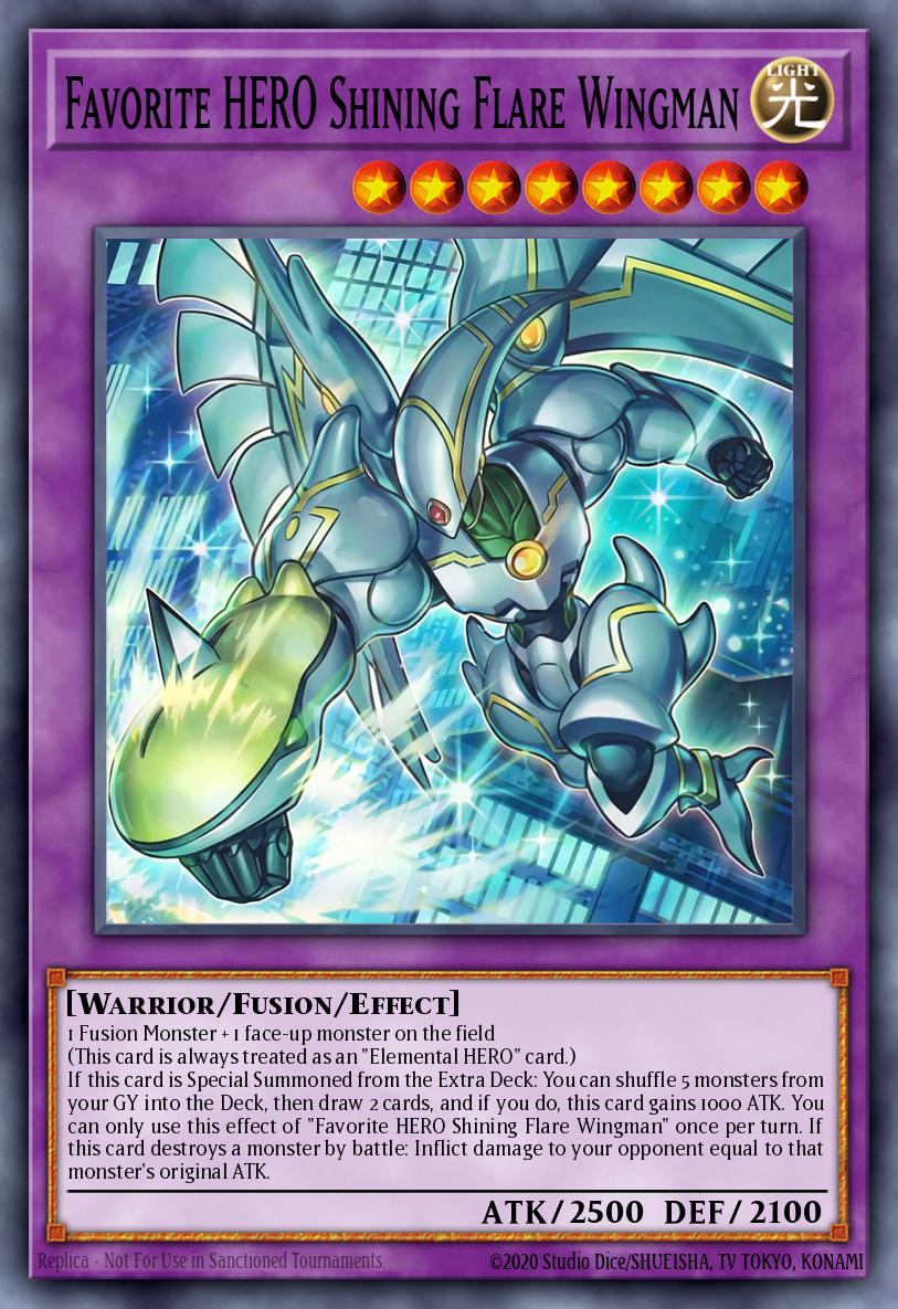 Favorite HERO Shining Flare Wingman - MAMO-EN004 - Ultra Rare