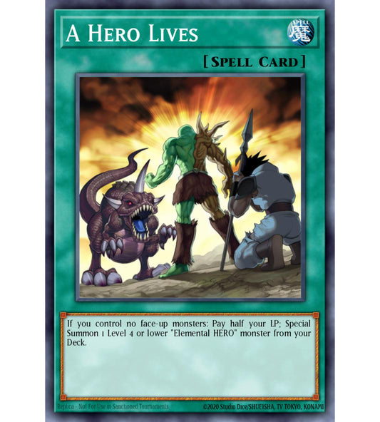 A Hero Lives Super Rare RA04-EN087