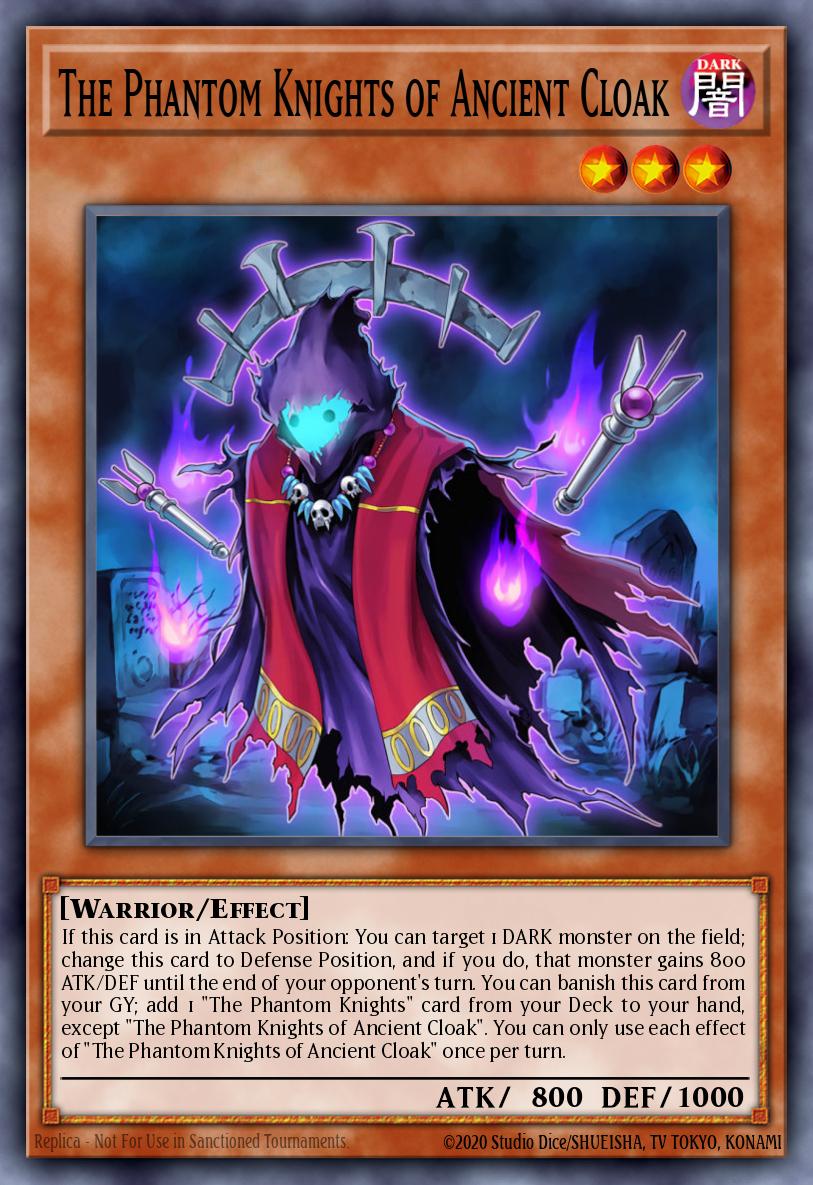 The Phantom Knights of Ancient Cloak - RA04-EN263 - Platinum Secret Rare
