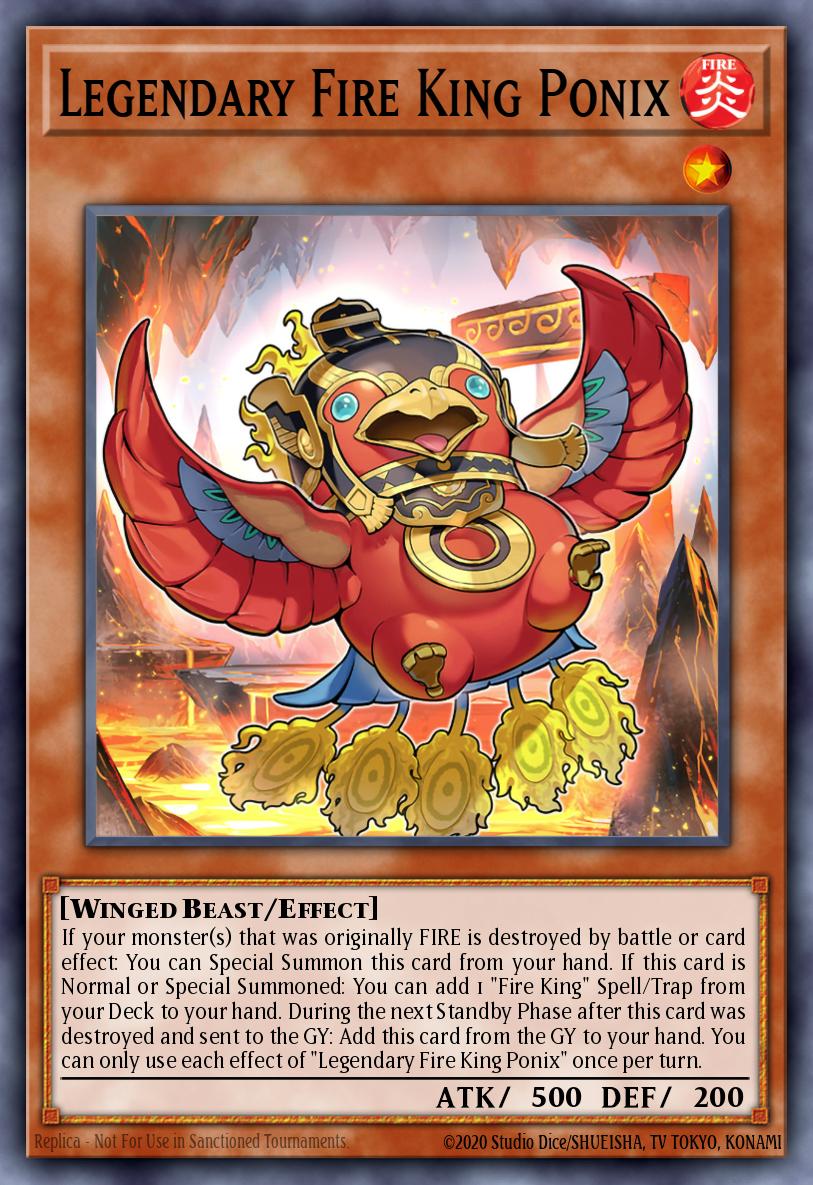 Legendary Fire King Ponix - MP25-EN048 - Starlight Rare