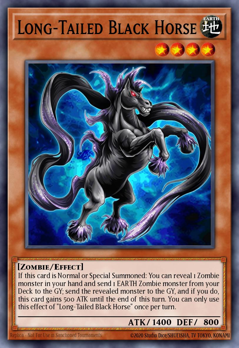 Long-Tailed Black Horse - BETB-EN097 - Common