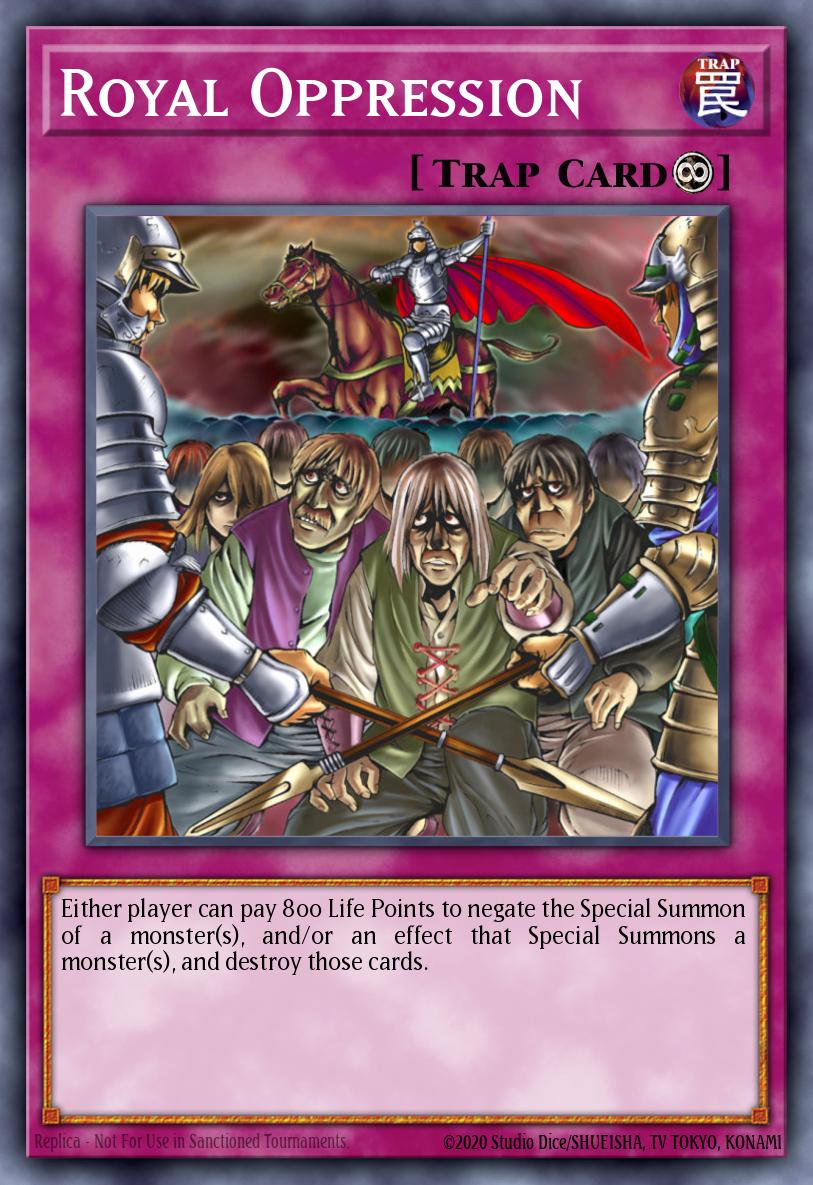 Royal Oppression - RA04-EN120 - Platinum Secret Rare