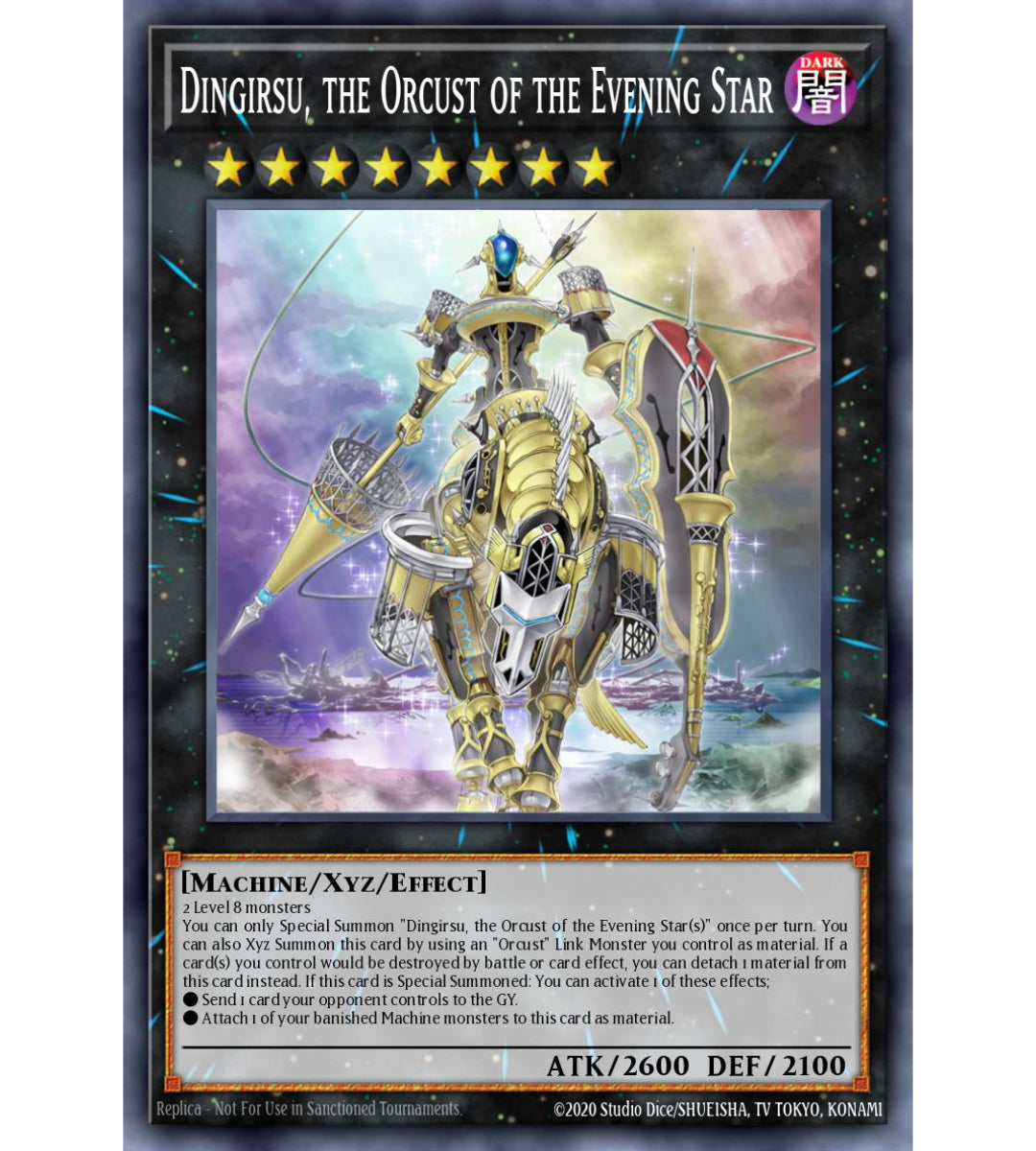 Dingirsu, the Orcust of the Evening Star Super Rare RA01-EN040