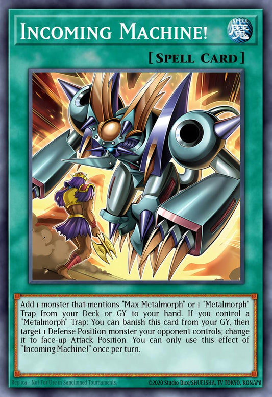 Incoming Machine! - MP25-EN111 - Prismatic Secret Rare