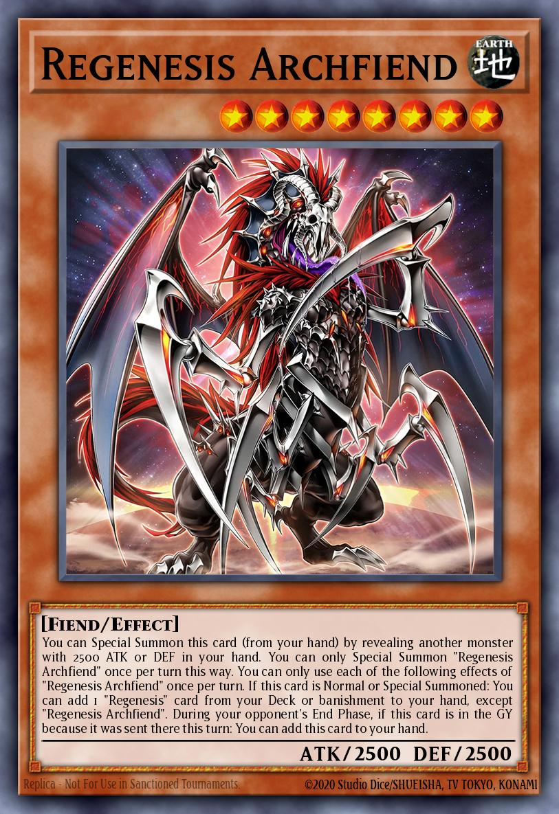 Regenesis Archfiend - MAMO-EN060 - Ultra Rare