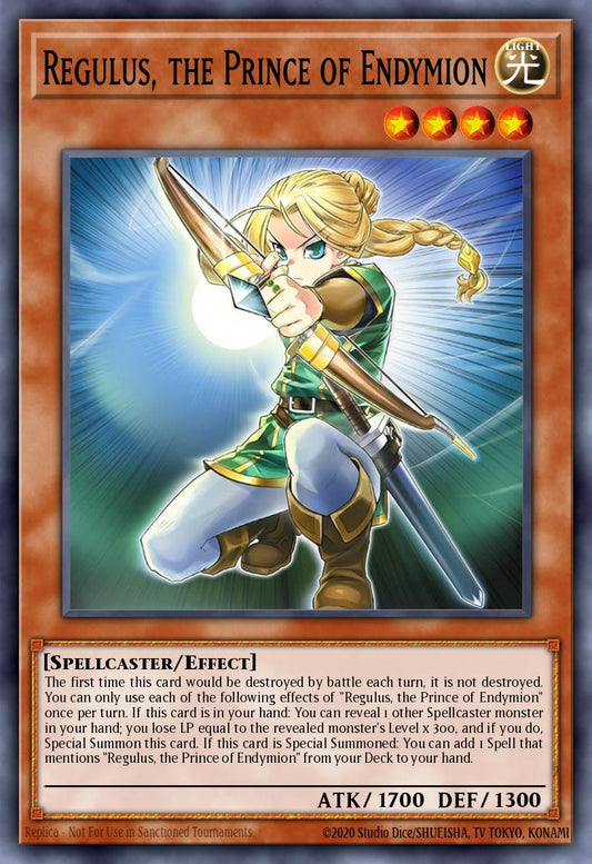 Regulus, the Prince of Endymion - BLGG-EN050 - Secret Rare
