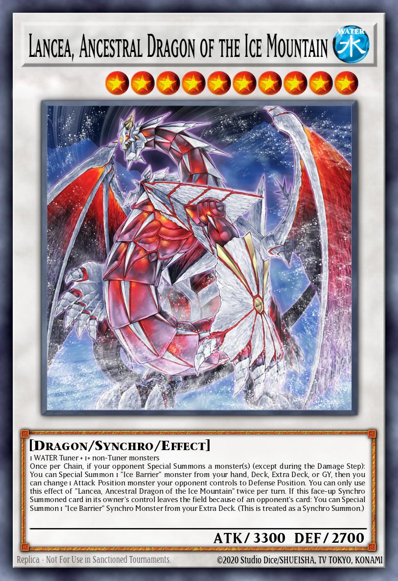 Lancea, Ancestral Dragon of the Ice Mountain - RA05-EN045 - Super Rare