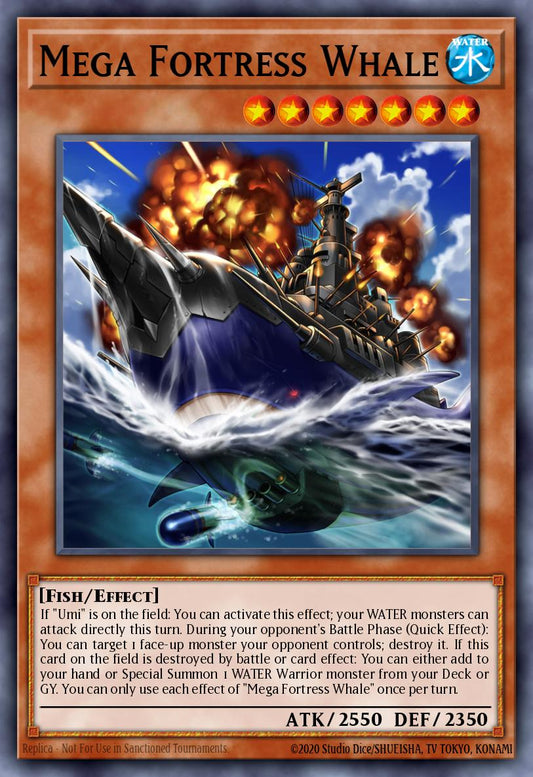 Mega Fortress Whale - LED9-EN016 - Ultra Rare