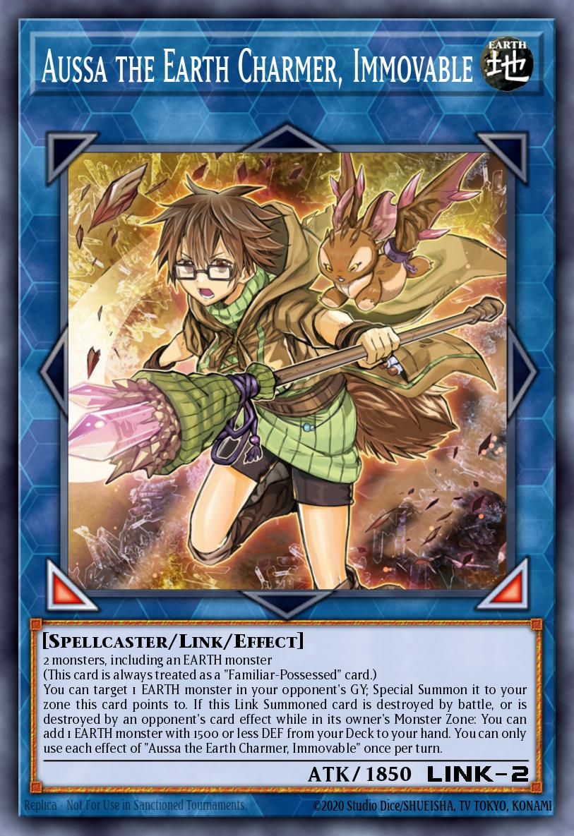 Aussa the Earth Charmer, Immovable - RA04-EN078 - Super Rare